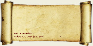 Jeremija Starčević vizit kartica